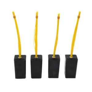 Black Rubber Base Plugs w/Yellow Bristles (4-Pak) | Rogers Break Away Base