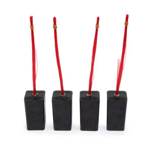 Black Rubber Base Plugs w/Red Bristles (4-Pak) | Rogers Break Away Base