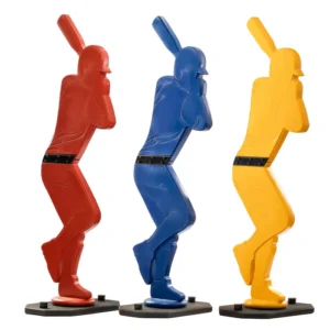 pinch hitter pitching dummies red blue and yellow